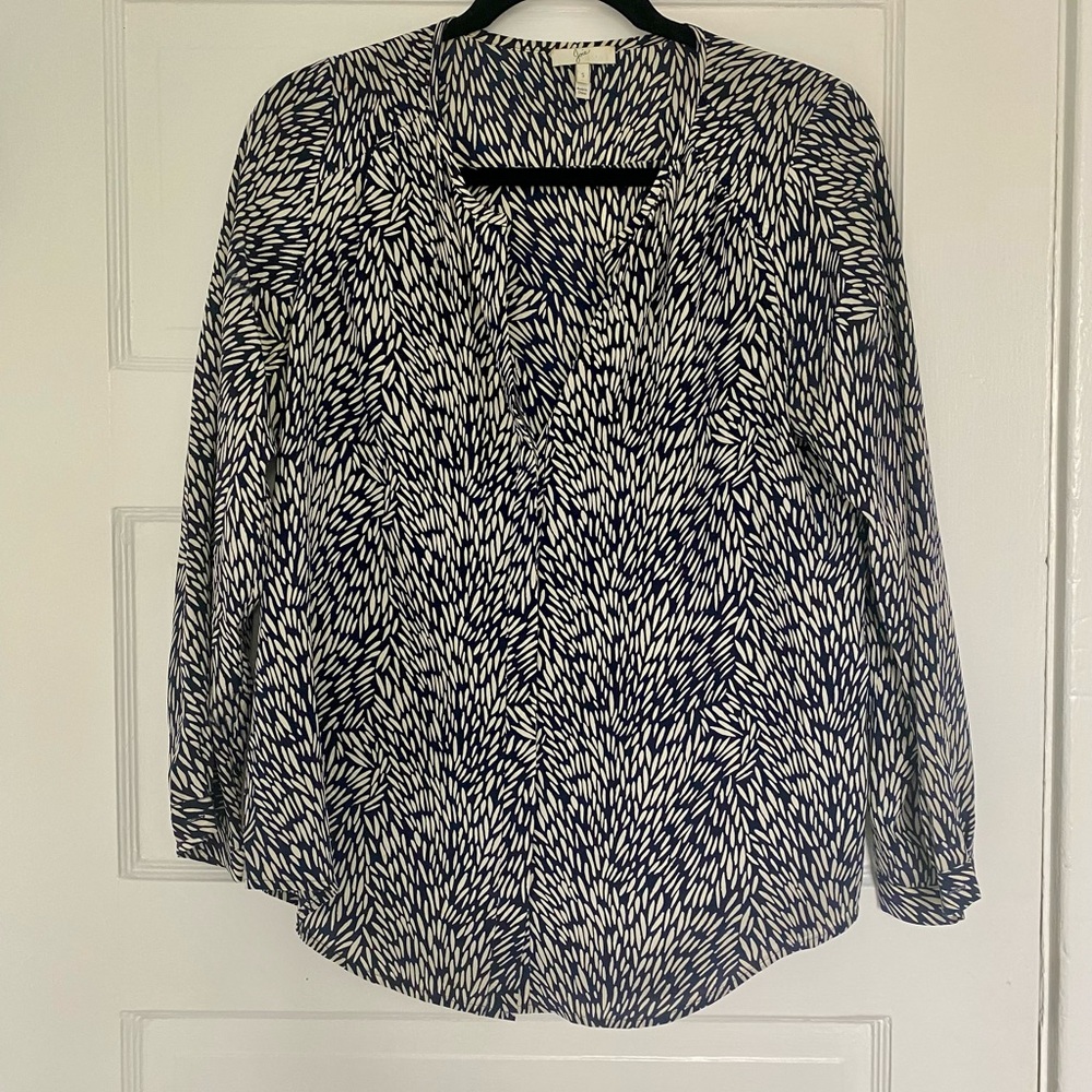 Joie silk button down blouse